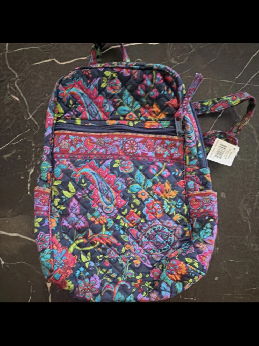 Quilted Paisley French Quarter Stephanie Dawn Backpack